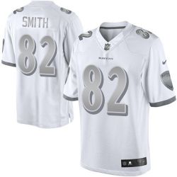 Cheap Torrey Smith Ravens Jersey From China #82 Platinum