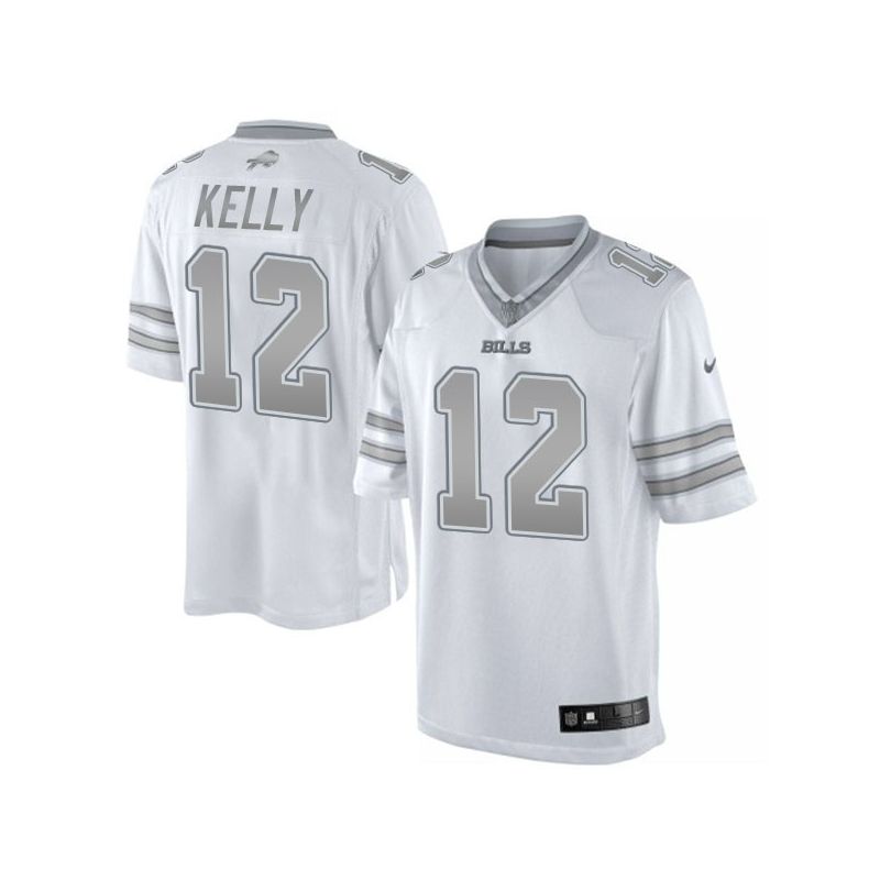 Cheap Jim Kelly Bills Jersey From China #12 Platinum Cheap Jim Kelly Bills Jersey From China #12 Platinum
