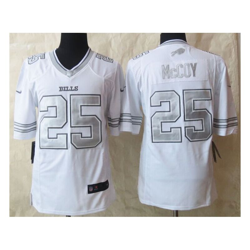 Cheap LeSean McCoy Bills Jersey From China #25 Platinum Cheap LeSean McCoy Bills Jersey From China #25 Platinum
