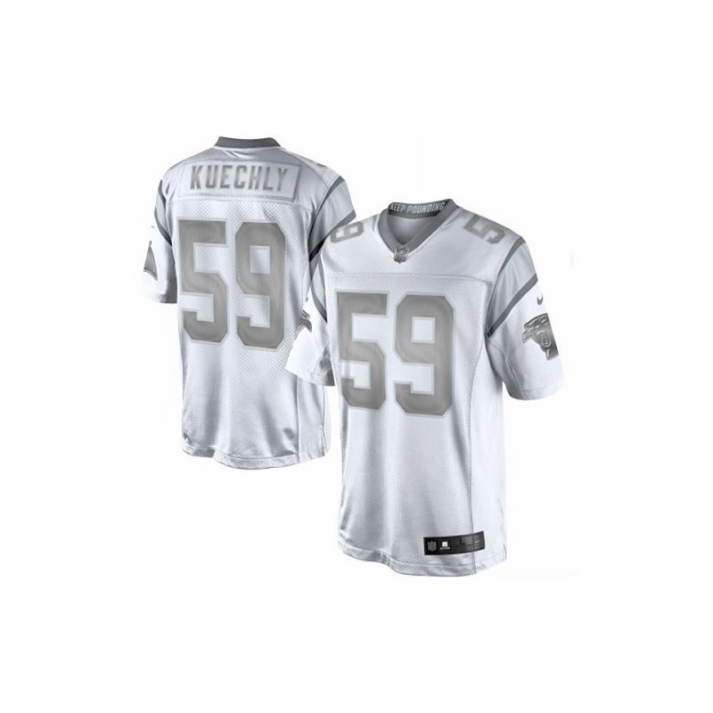 Cheap Luke Kuechly Panthers Jersey From China #59 Platinum Cheap Luke Kuechly Panthers Jersey From China #59 Platinum