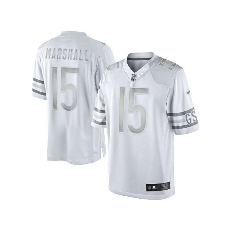 Cheap Brandon Marshall Bears Jersey From China #15 Platinum Cheap Brandon Marshall Bears Jersey From China #15 Platinum