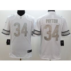 Cheap Walter Payton Bears Jersey From China #34 Platinum