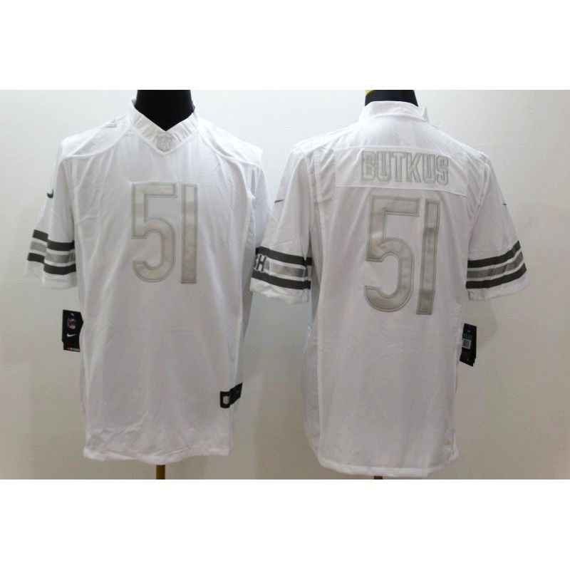 Cheap Dick Butkus Bears Jersey From China #51 Platinum Cheap Dick Butkus Bears Jersey From China #51 Platinum