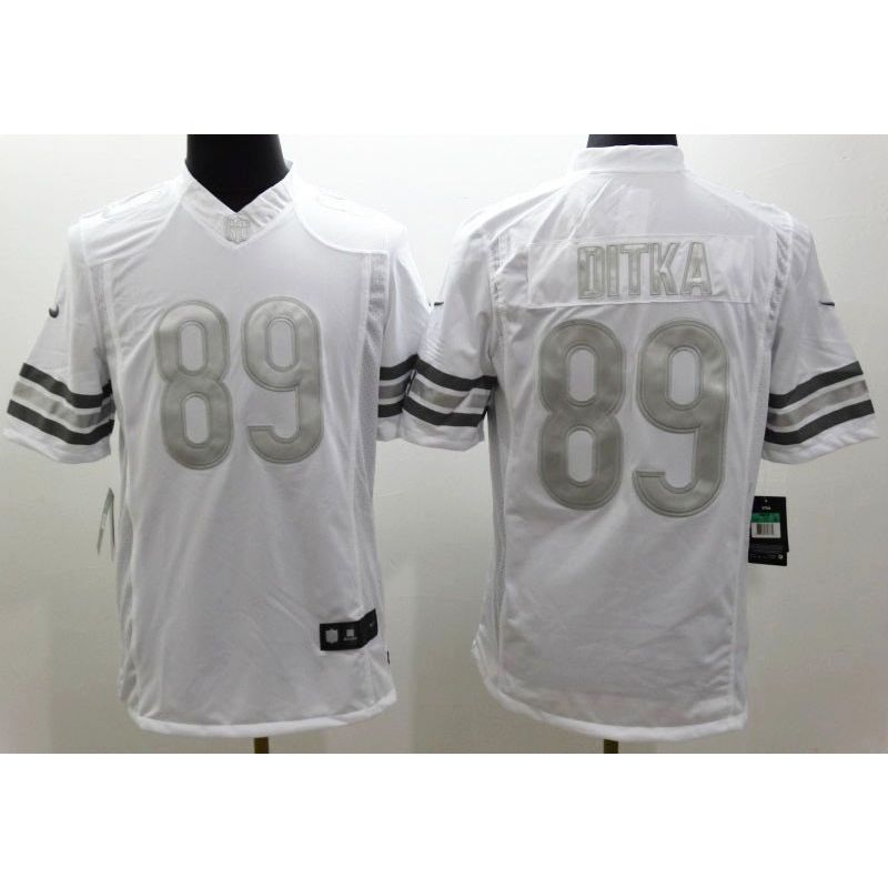 Cheap Mike Ditka Bears Jersey From China #89 Platinum Cheap Mike Ditka Bears Jersey From China #89 Platinum