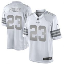 Cheap Joe Haden Browns Jersey From China #23 Platinum