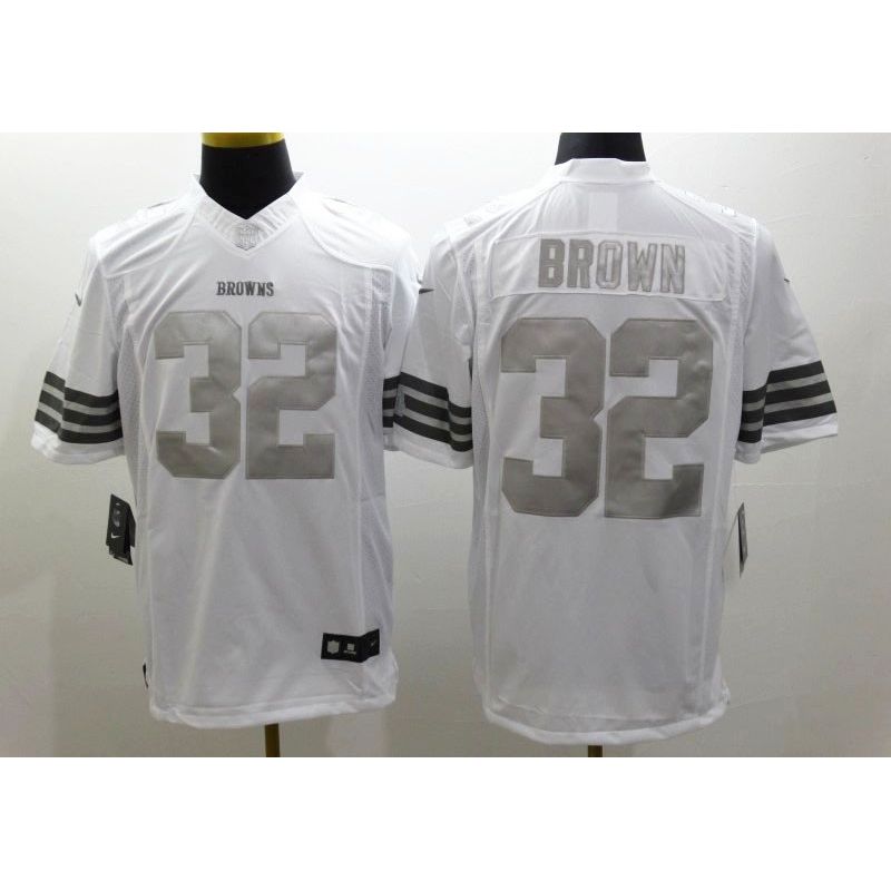 Cheap Jim Brown Browns Jersey From China #32 Platinum Cheap Jim Brown Browns Jersey From China #32 Platinum