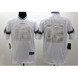 Cheap Roger Staubach Cowboys Jersey From China #12 Platinum