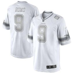 Cheap Tony Romo Cowboys Jersey From China #9 Platinum