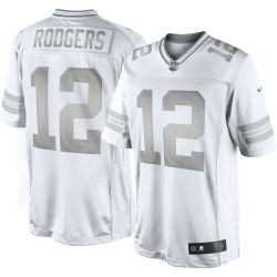 Cheap Aaron Rodgers Packers Jersey From China #12 Platinum