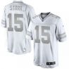 Cheap Bart Starr Packers Jersey From China #15 Platinum