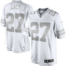 Cheap Eddie Lacy Packers Jersey From China #27 Platinum