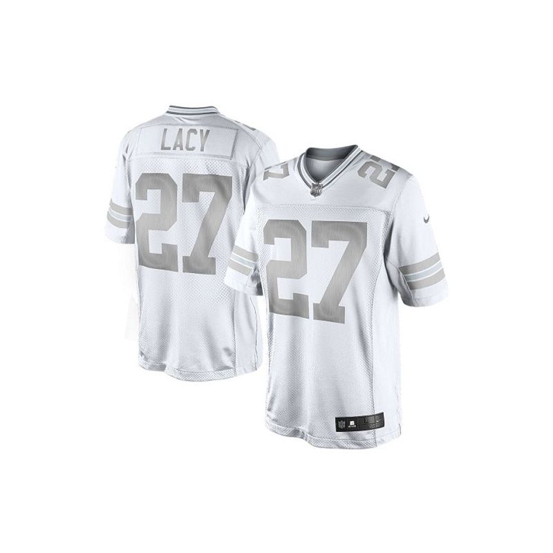 Cheap Eddie Lacy Packers Jersey From China #27 Platinum