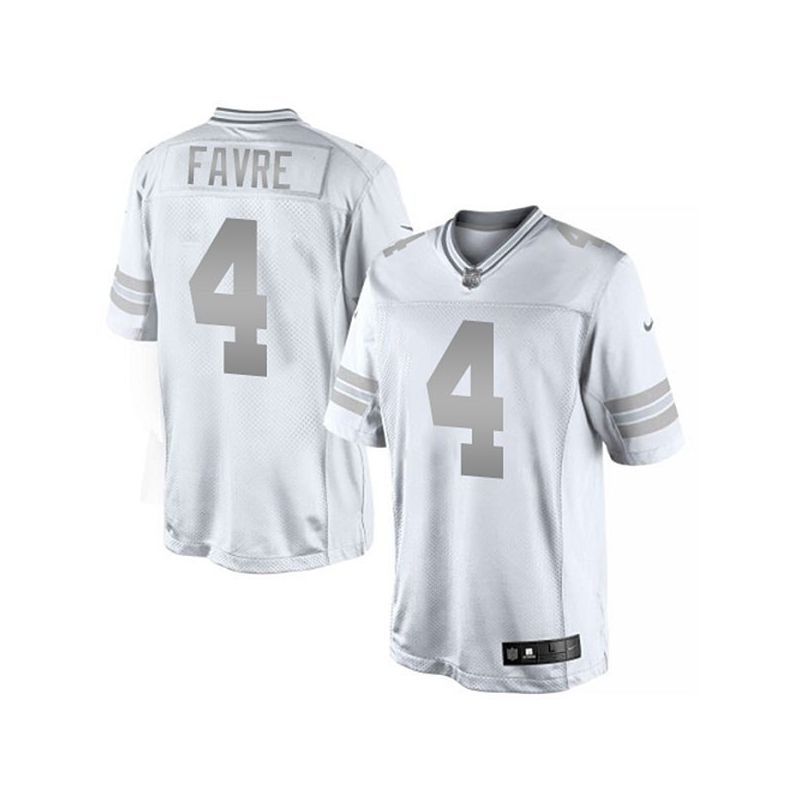 Cheap Brett Favre Packers Jersey From China #4 Platinum