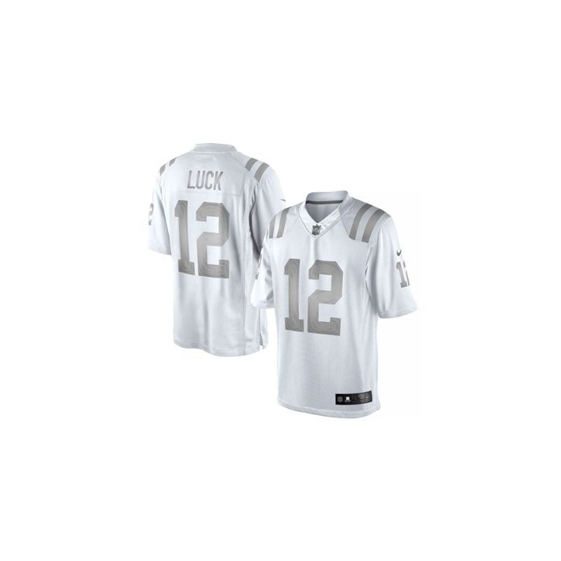 Cheap Andrew Luck Colts Jersey From China #12 Platinum Cheap Andrew Luck Colts Jersey From China #12 Platinum