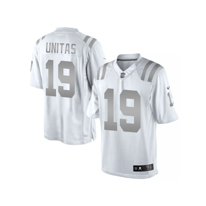 Cheap Johnny Unitas Colts Jersey From China #19 Platinum Cheap Johnny Unitas Colts Jersey From China #19 Platinum