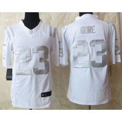 Cheap Frank Gore Colts Jersey From China #23 Platinum