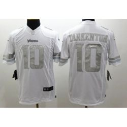 Cheap Fran Tarkenton Vikings Jersey From China #10 Platinum
