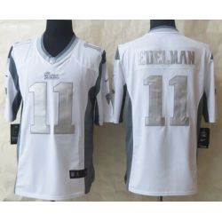 Cheap Julian Edelman Patriots Jersey From China #11 Platinum