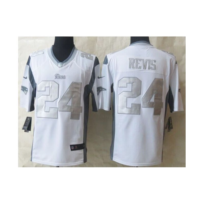 Cheap Darrelle Revis Patriots Jersey From China #24 Platinum Cheap Darrelle Revis Patriots Jersey From China #24 Platinum