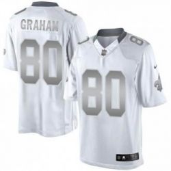 Cheap Jimmy Graham Saints Jersey From China #80 Platinum