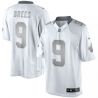 Cheap Drew Brees Saints Jersey From China #9 Platinum