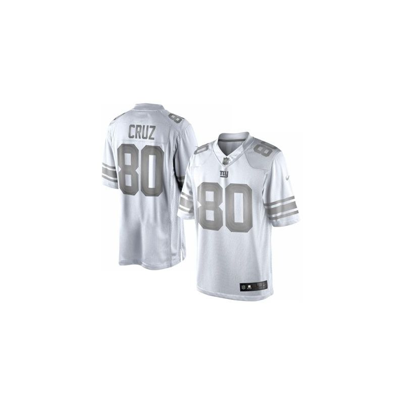 Cheap Victor Cruz Giants Jersey From China #80 Platinum Cheap Victor Cruz Giants Jersey From China #80 Platinum