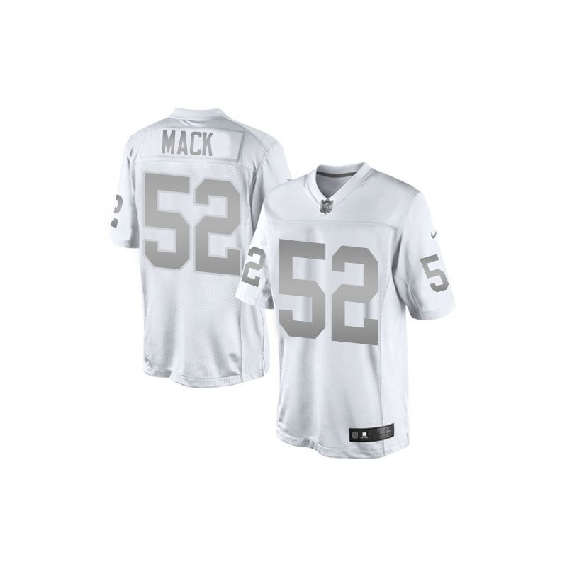 Cheap Khalil Mack Raiders Jersey From China #52 Platinum Cheap Khalil Mack Raiders Jersey From China #52 Platinum