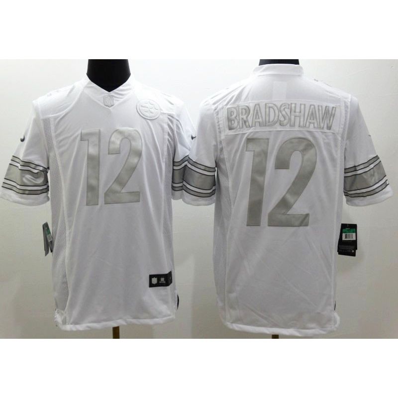 Cheap Terry Bradshaw Steelers Jersey From China #12 Platinum Cheap Terry Bradshaw Steelers Jersey From China #12 Platinum