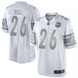 Cheap LeVeon Bell Steelers Jersey From China #26 Platinum