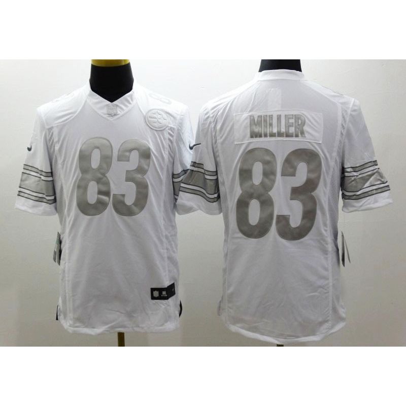 Cheap Heath Miller Steelers Jersey From China #83 Platinum Cheap Heath Miller Steelers Jersey From China #83 Platinum
