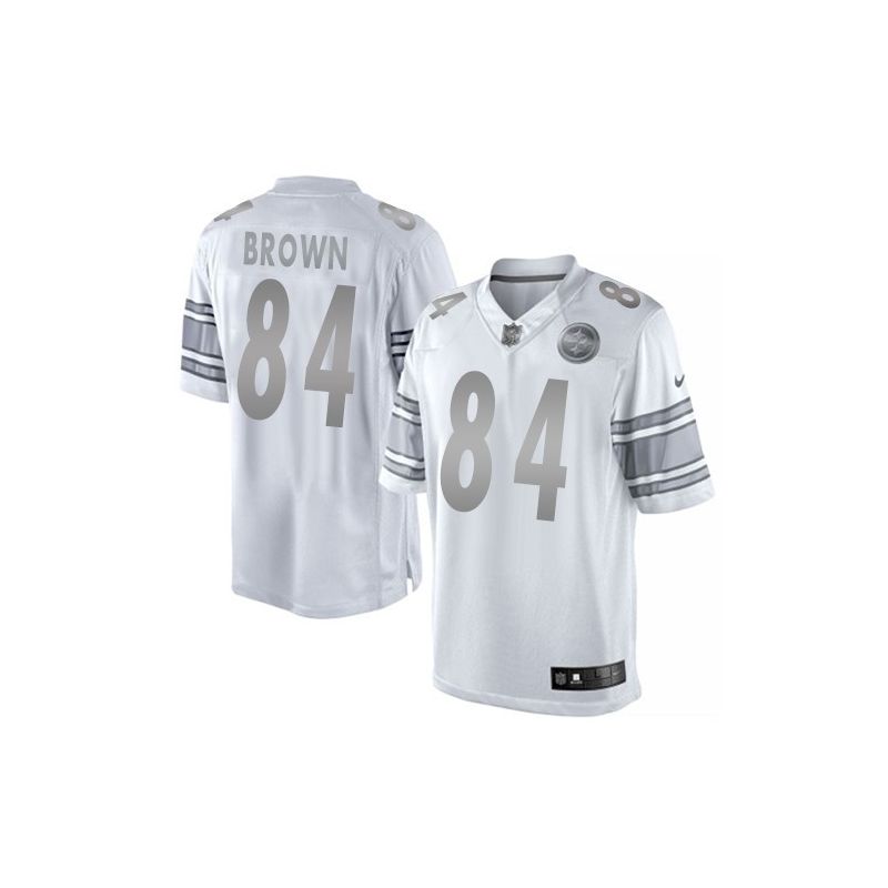 Cheap Antonio Brown Steelers Jersey From China #84 Platinum Cheap Antonio Brown Steelers Jersey From China #84 Platinum