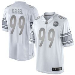 Cheap Brett Keisel Steelers Jersey From China #99 Platinum