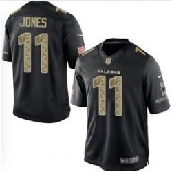 Cheap Julio Jones Falcons Jersey From China #11 Black Salute To Service