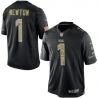 Cheap Cam Newton Panthers Jersey From China #1 Black Salute To Service