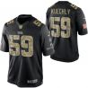 Cheap Luke Kuechly Panthers Jersey From China #59 Black Salute To Service