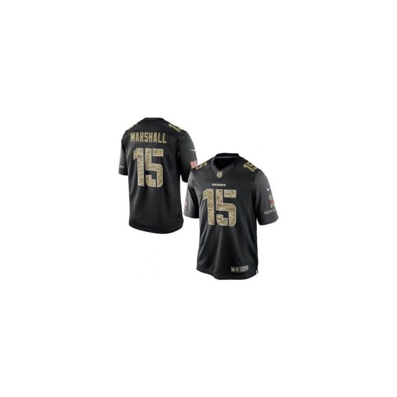 Cheap Brandon Marshall Bears Jersey From China #15 Black Salute To Service Cheap Brandon Marshall Bears Jersey From China #15 Black Salute To Service