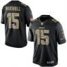 Cheap Brandon Marshall Bears Jersey From China #15 Black Salute To Service