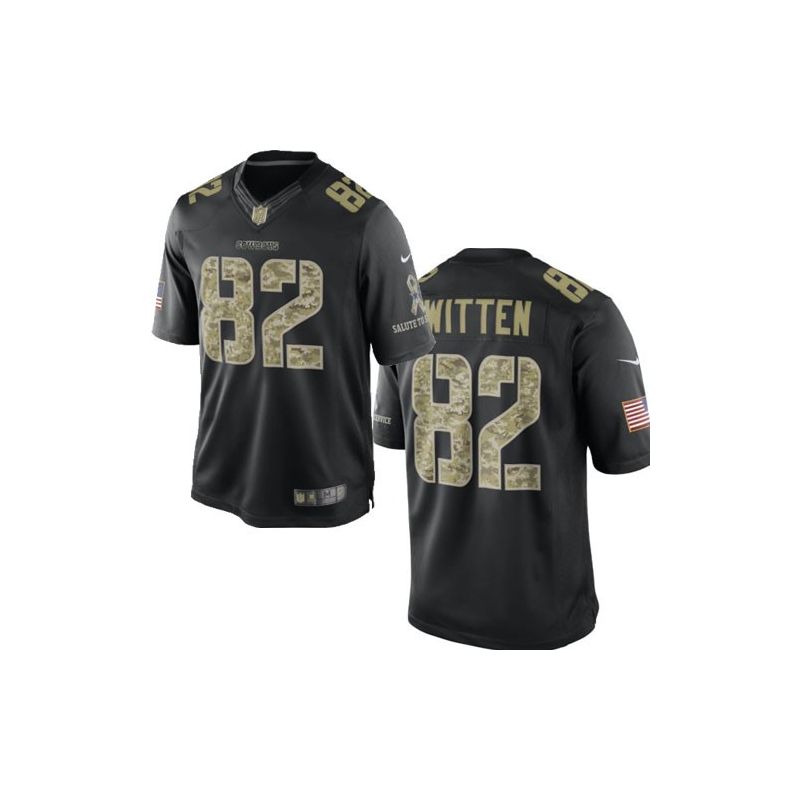 Cheap Jason Witten Cowboys Jersey From China #82 Black Salute To Service Cheap Jason Witten Cowboys Jersey From China #82 Black Salute To Service