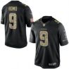 Cheap Tony Romo Cowboys Jersey From China #9 Black Salute To Service