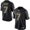 Cheap John Elway Broncos Jersey From China #7 Black Salute To Service