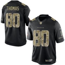 Cheap Julius Thomas Broncos Jersey From China #80 Black Salute To Service