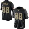 Cheap Demaryius Thomas Broncos Jersey From China #88 Black Salute To Service