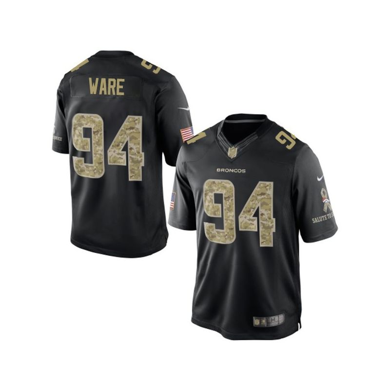 Cheap DeMarcus Ware Broncos Jersey From China #94 Black Salute To Service Cheap DeMarcus Ware Broncos Jersey From China #94 Black Salute To Service