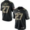 Cheap Eddie Lacy Packers Jersey From China #27 Black Salute To Service