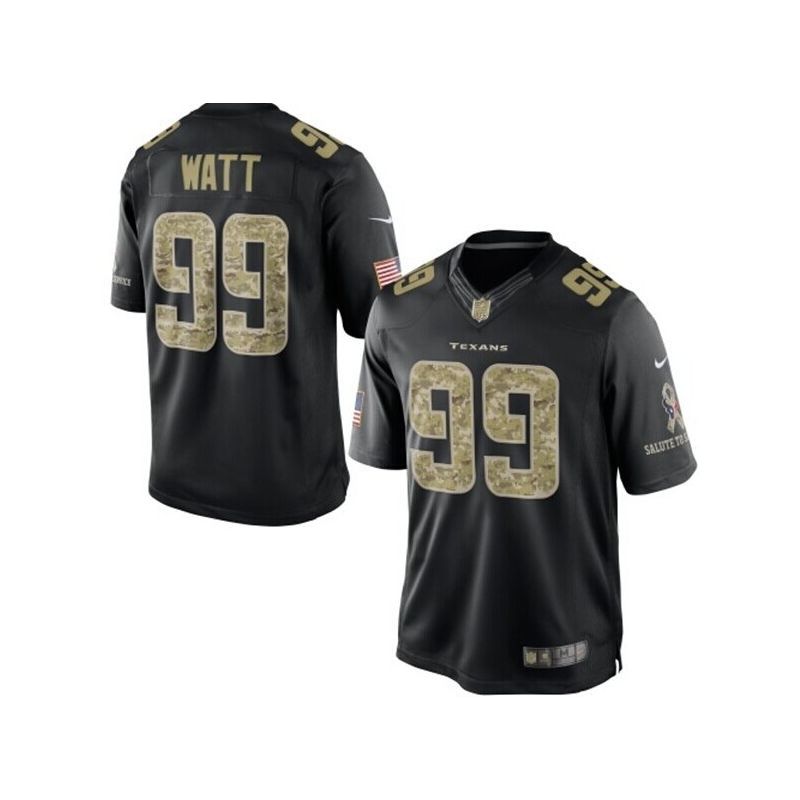 Cheap JJ Watt Texans Jersey From China #99 Black Salute To Service Cheap JJ Watt Texans Jersey From China #99 Black Salute To Service