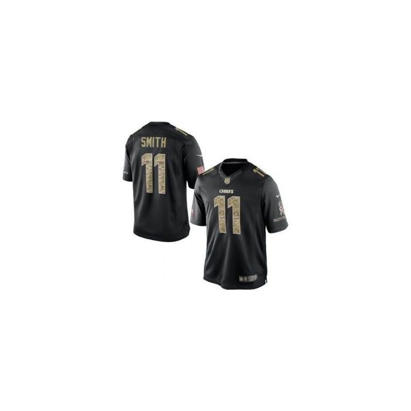 Cheap Alex Smith Chiefs Jersey From China #11 Black Salute To Service Cheap Alex Smith Chiefs Jersey From China #11 Black Salute To Service
