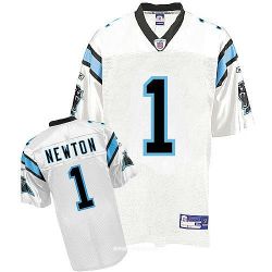 Cheap Cam Newton Panthers Jersey #1 White From China
