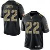 Cheap Harrison Smith Vikings Jersey From China #22 Black Salute To Service