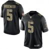 Cheap Teddy Bridgewater Vikings Jersey From China #5 Black Salute To Service