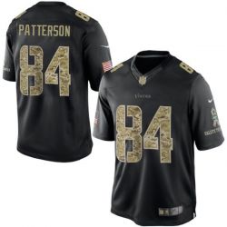 Cheap Cordarrelle Patterson Vikings Jersey From China #84 Black Salute To Service